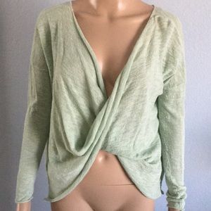 Women's Light Green Sweater